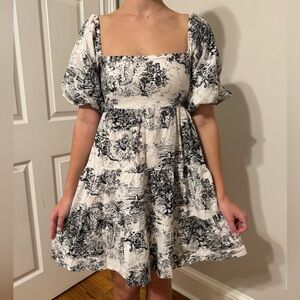 Toile Mini Dress